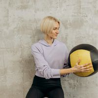 Portrait of instructor Snizhana Humeniuk in professional athletic wear